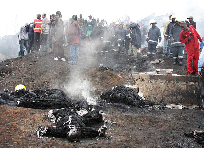 Взрыв газопровода в Кении