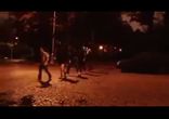 Перевернули ментовскую машину