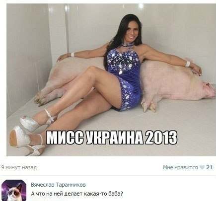 Мисс Украина 2013. Прикол