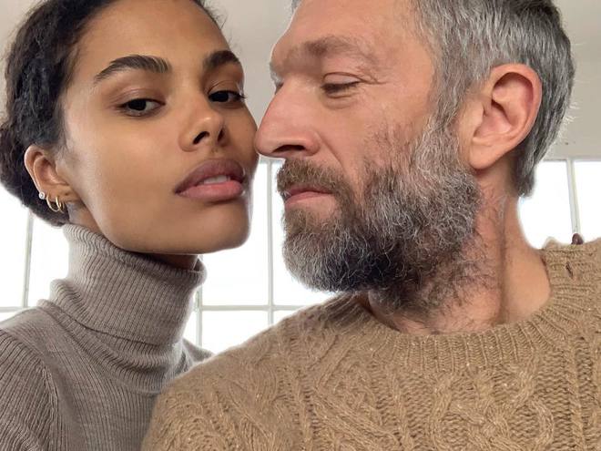 Тина Кунаки и Венсан Кассель