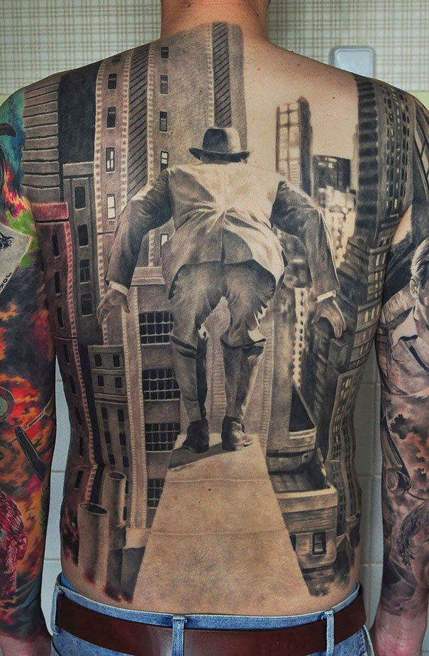 15 невероятных 3D татуировок