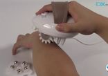 MA-020 3D Mini Body Slimmer Massager - White + Brown-dealextreme
