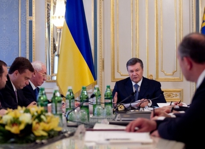 Віктор Янукович обмовився на засіданні РНБО