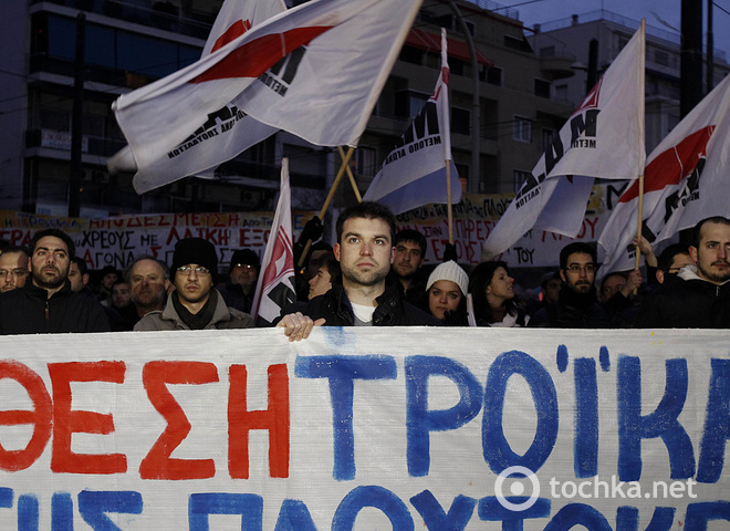 Забастовка в Греции