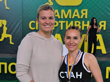 Самая спортивная мама: Виталина Ющенко победила в соревнованиях