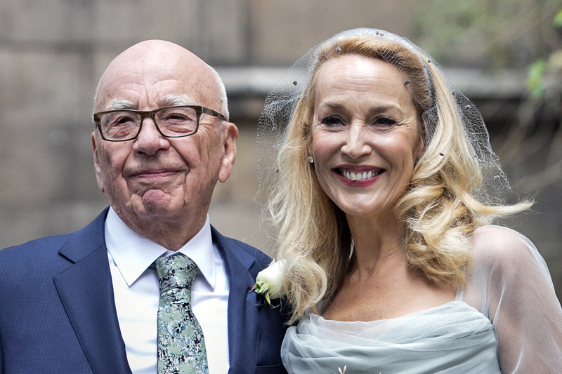 Руперт Мердок і Джеррі Холл