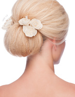 Свадебные прически с цветами Свадебные прически с цветами