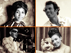 Арета Франклін, Ширлі Бессі, Хуліо Іглесіас, Рей Чарльз