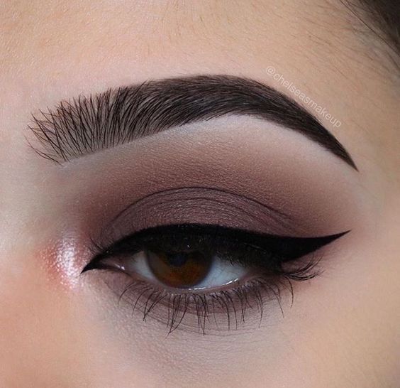 Макияж глаз: темно-шоколадный