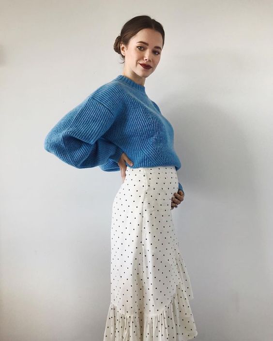 15 стильных беременных, которые умеют одеваться