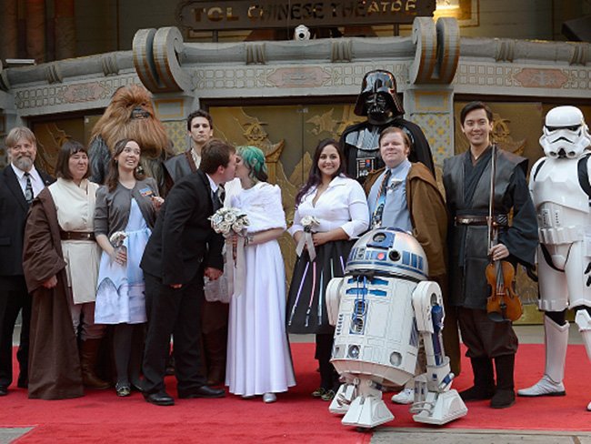 Свадьба в стиле "Звездных войн"