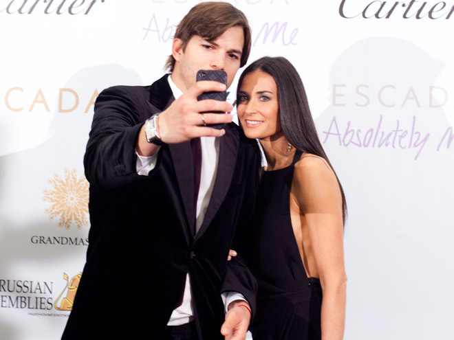 Деми Мур и Эштон Катчер