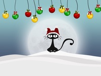 Прикольные рождественские обои на рабочий стол 2015