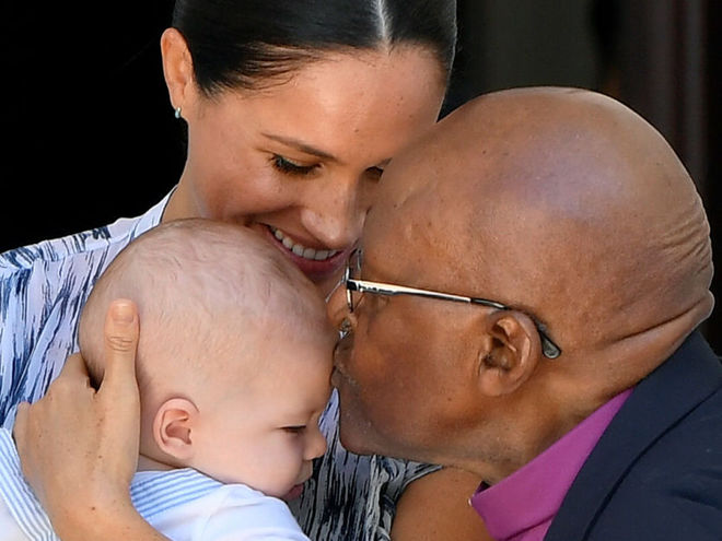 Сын Меган Маркл и принца Гарри Арчи Харрисон в сентябре 2019