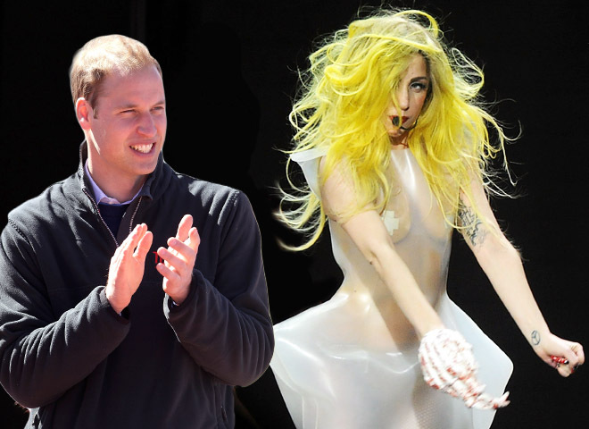 принц Уільям, Lady Gaga