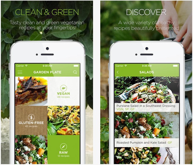 5 мобильных приложений для вегетарианцев