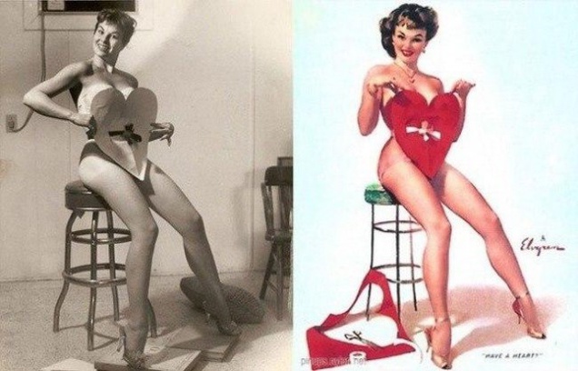 Девушки с плакатов Pin-Up в реальности