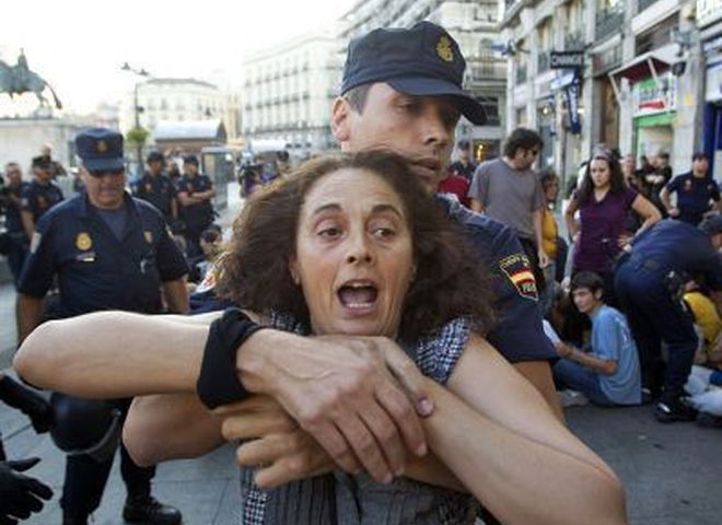 Протест в Мадриде