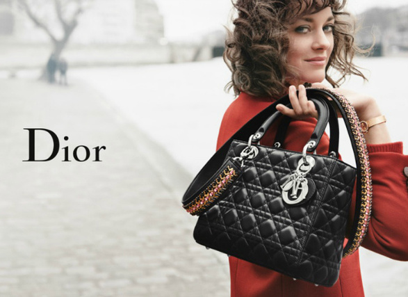 Маріон Котійяр в рекламі Dior