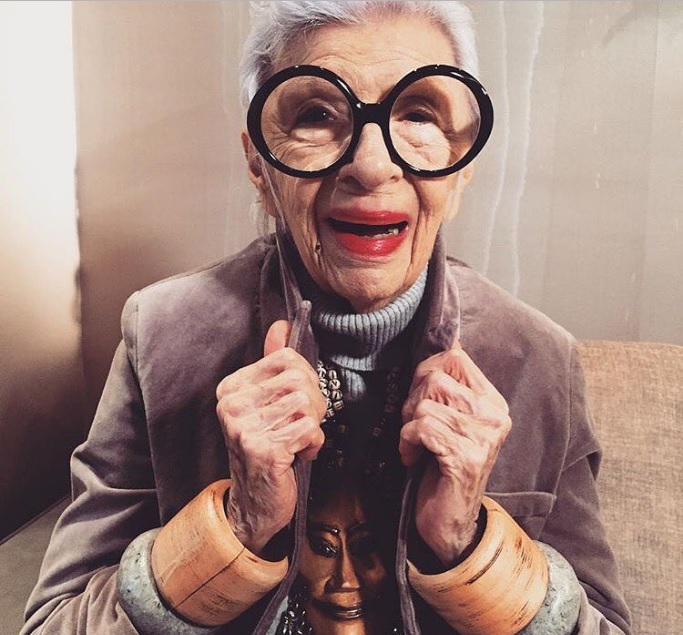 Фешн-блогер Айріс Апфель