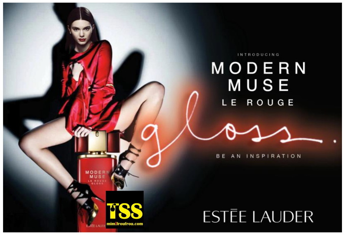 Кендалл Дженнер в кампании Estee Lauder Muse Le Rouge Gloss