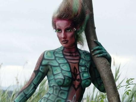 Фестиваль бодиарта в Австрии