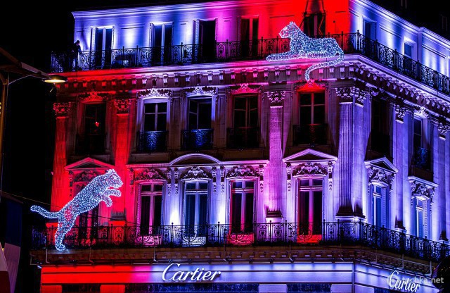 Рождественская иллюминация в Париже