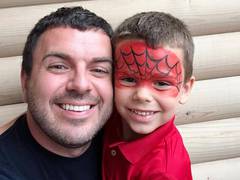 Григорий Решетник с сыном