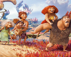 Семейка Крудсов. Кадры из мультфильма