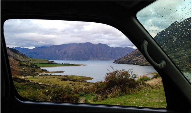 Удивительные пейзажи Новой Зеландии из окна фургона