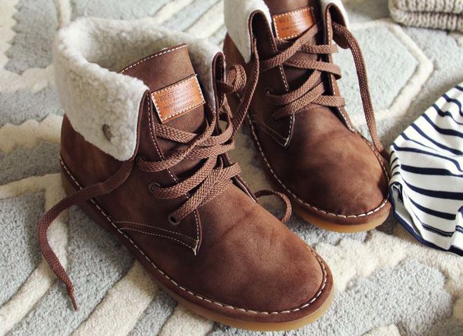 Зимние ботинки: street style