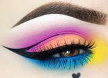 Макіяж на осінь 2017: неонові тіні