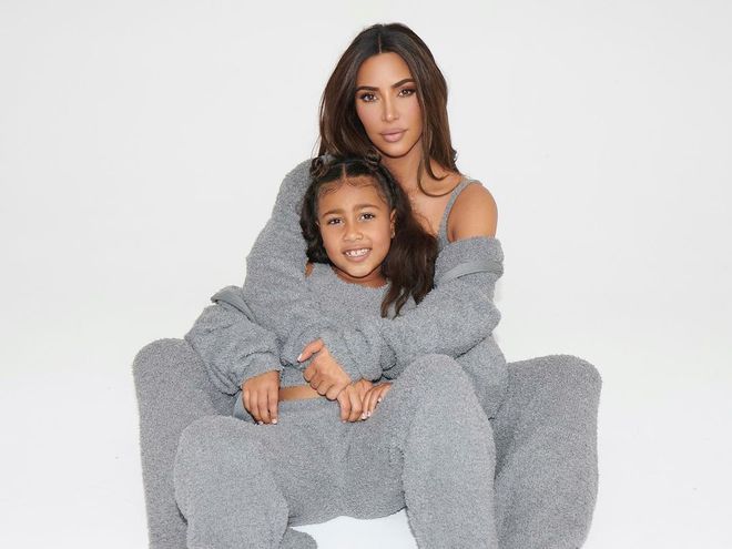 Ким Кардашья с дочерью Норт