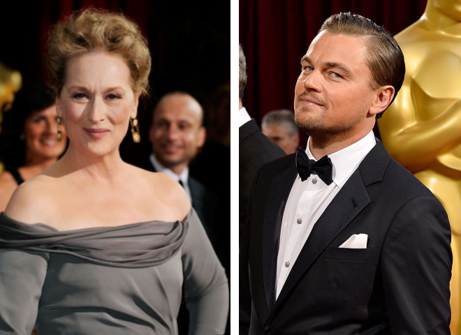 Леонардо Ді Капріо та Меріл Стріп