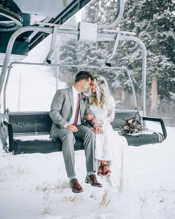 15 фото, которые доказывают, что свадьба зимой — это круто