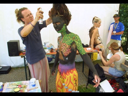 Фестиваль бодиарта в Австрии