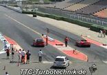 VW Golf vs. Ferrari  