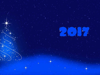 Сказочные обои на Новый год 2017