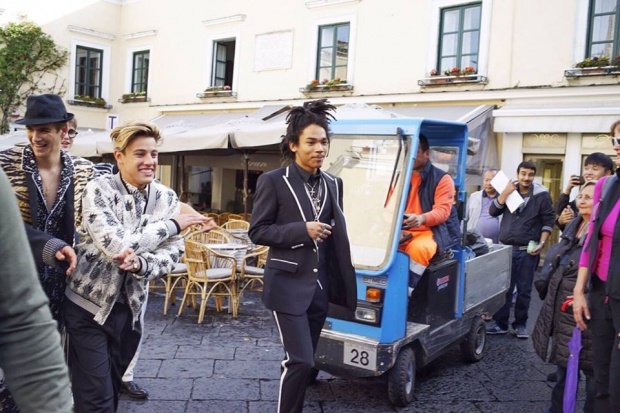 Син Сінді Кроуфорд і Джуда Лоу в рекламі Dolce & Gabbana