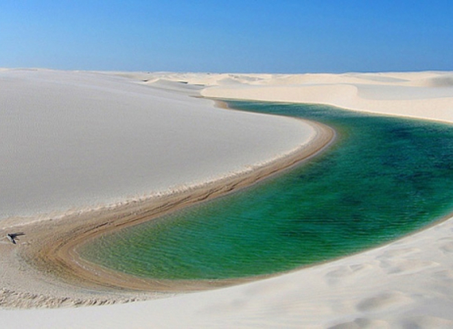 Самые необычные пустыни: пустыня Ленсойс-Мараньенсес, Бразилия