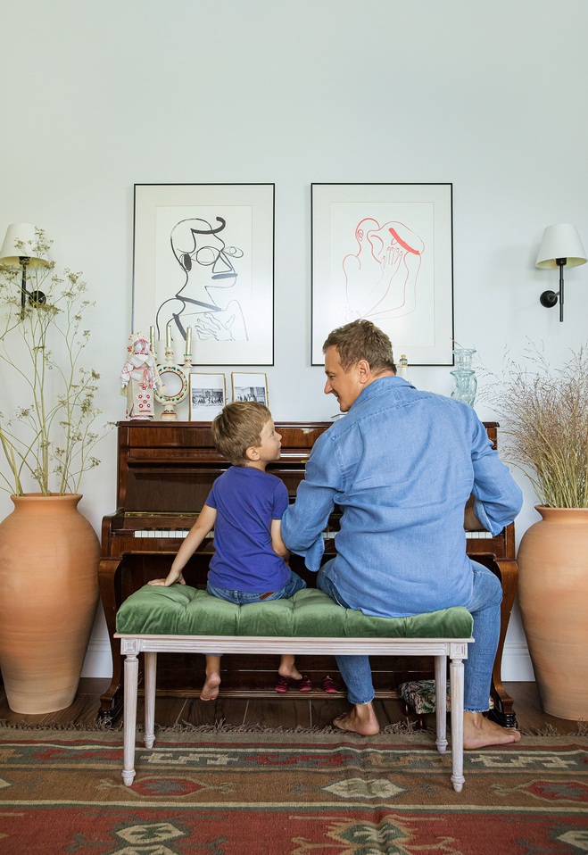 Юрий Горбунов с сыном Иваном