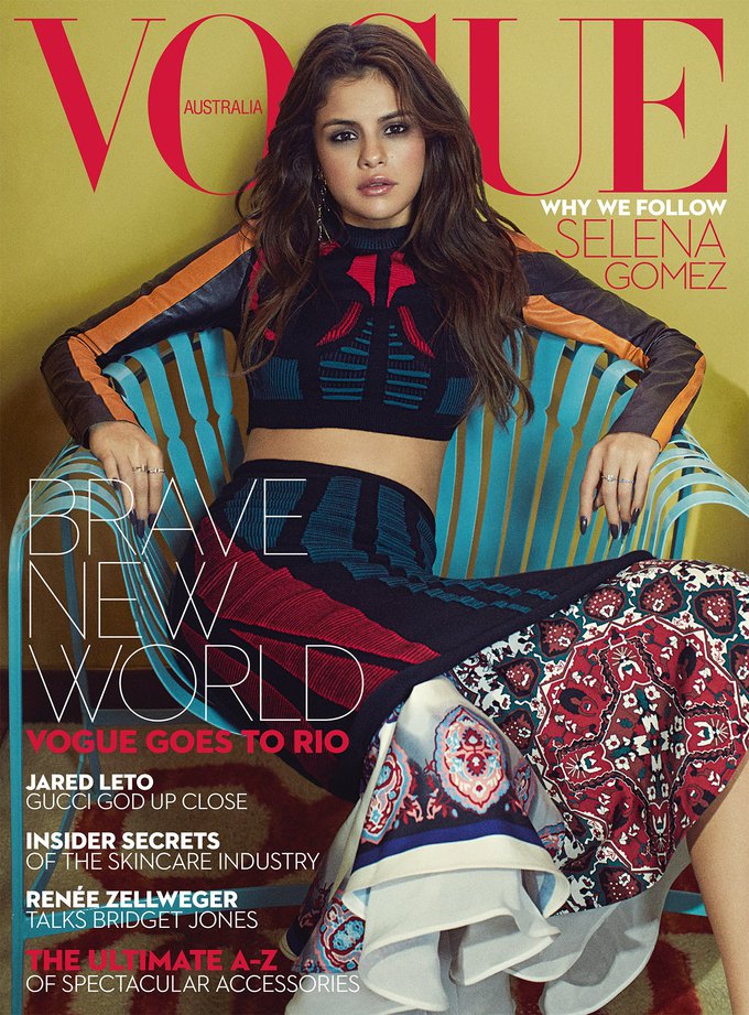 Селена Гомес на обложке Vogue Australia (сентябрь 2016)