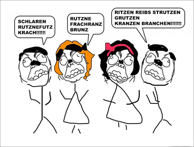 Фууу комикс про немецкий язык
