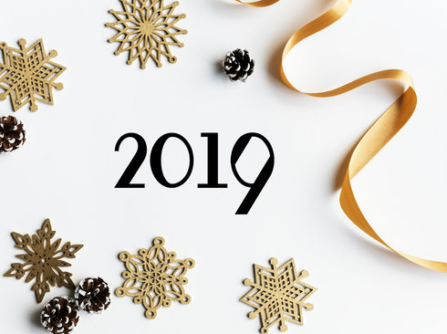 Красивые обои к 2019 году