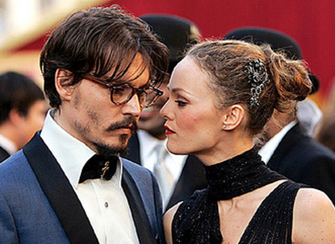 Джонни Депп и Ванесса Паради