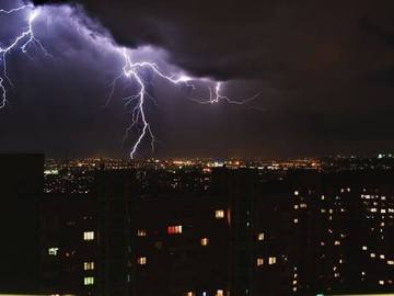 Киев - город молний: красота стихии в столице