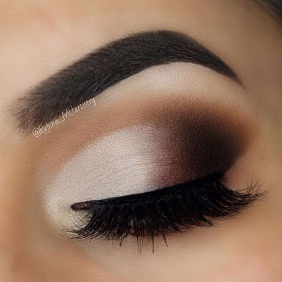 Макияж глаз: темно-шоколадный