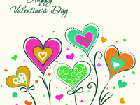 Милая открытка с Днем Святого Валентина 2015