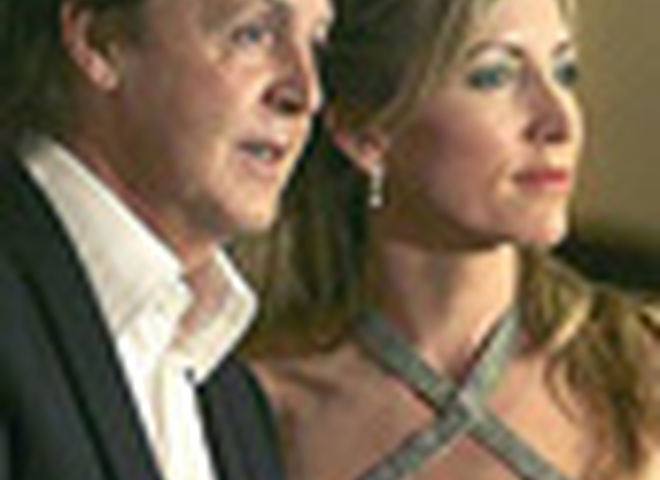 Пол Маккартни и Хизер Миллс.