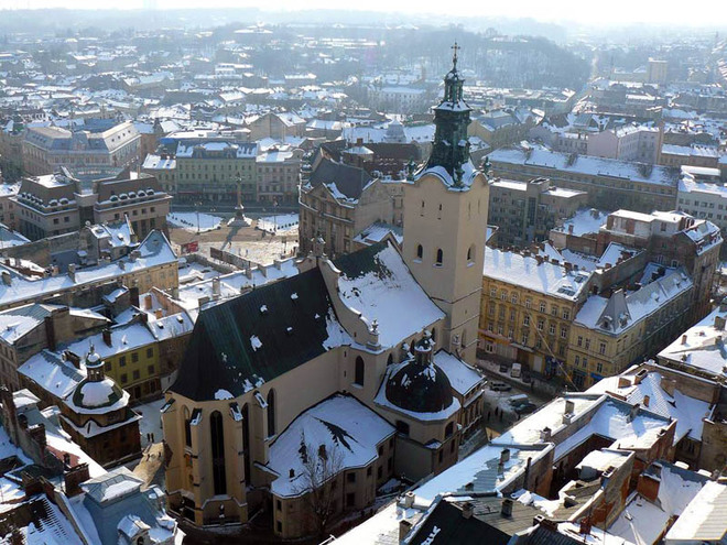 Новый год 2016 во Львове